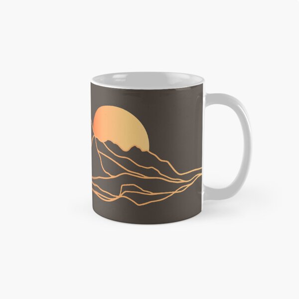 Item preview, Golden Sun Rising Behind Mountain designed and sold by RED by Arcanum Studio.