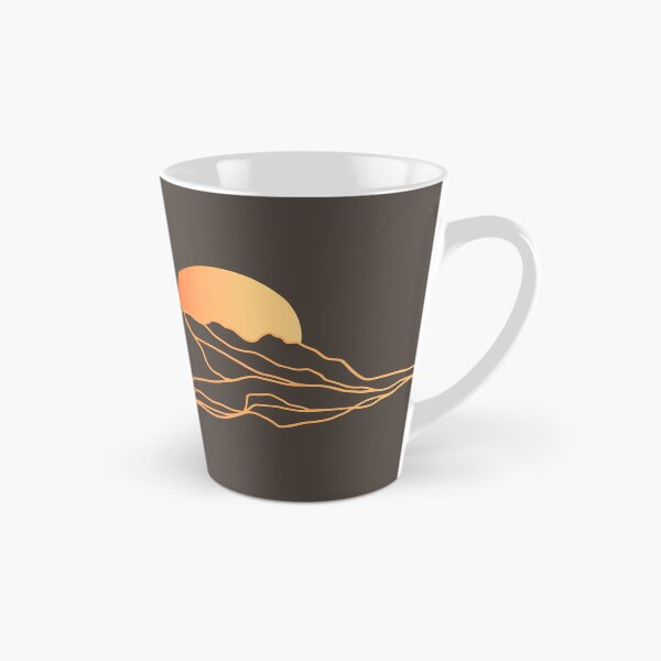 Item preview, Golden Sun Rising Behind Mountain designed and sold by RED by Arcanum Studio.