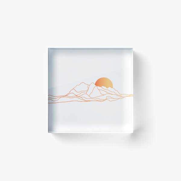 Item preview, Golden Sun Rising Behind Mountain designed and sold by RED by Arcanum Studio.