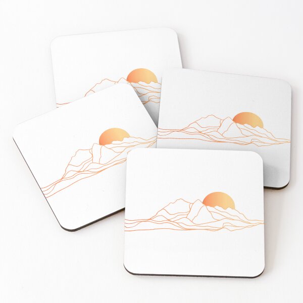 Item preview, Golden Sun Rising Behind Mountain designed and sold by RED by Arcanum Studio.