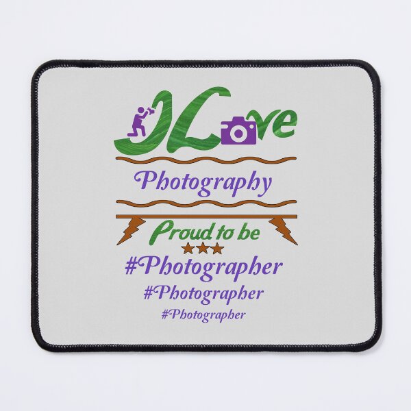Item preview, I love photography, proud to be photographer,... designed and sold by Chakilogy.