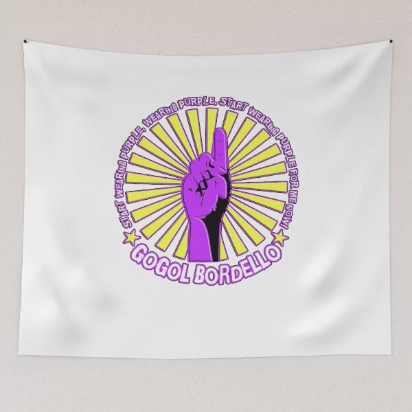 Item preview, Gogol Bordello Start Wearing Purple Fashion Graphic T Funny Graphic .black designed and sold by raposohonche.