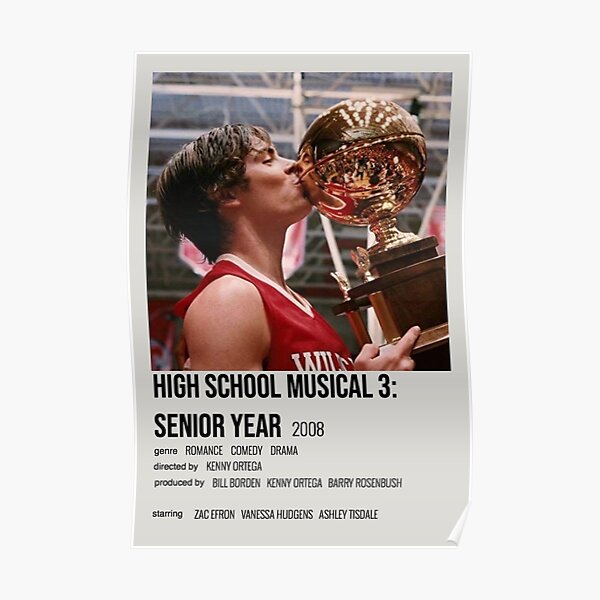 Hsm Movie Poster Poster For Sale By Jennamcmahon Redbubble