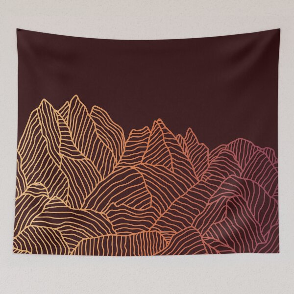 Item preview, Golden Mountain Art designed and sold by RED by Arcanum Studio.