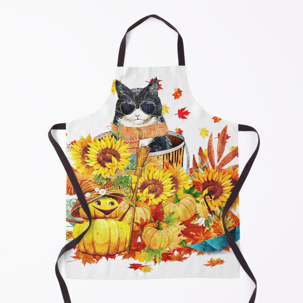 Item preview, Cute fall kitty and pumpkin designed and sold by ibelieveimages.