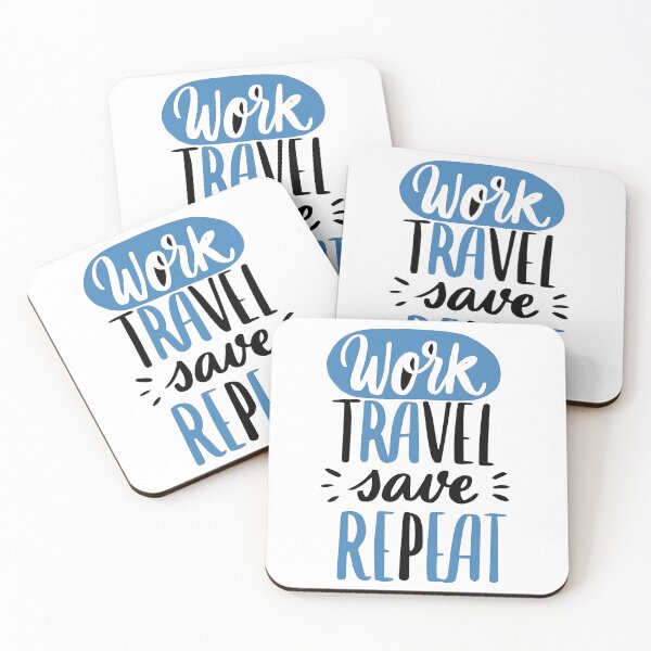 Item preview, work travel save repeat designed and sold by younessalmi.