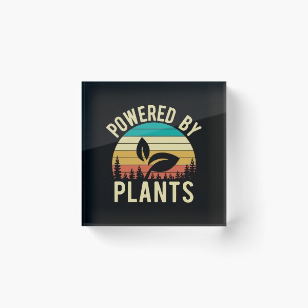 Artikelvorschau, Powered By Plants, Vegan Power, Vegan Live, Lebensstil entworfen und verkauft von Shirtflyer.