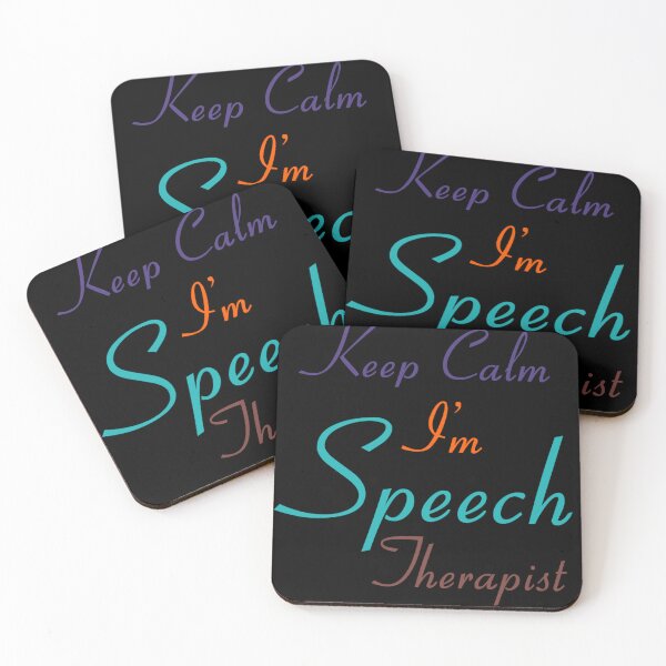 Item preview, Mantenga la calma Soy un terapeuta del habla designed and sold by UniqueDesignHub.
