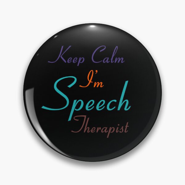 Item preview, Mantenga la calma Soy un terapeuta del habla designed and sold by UniqueDesignHub.