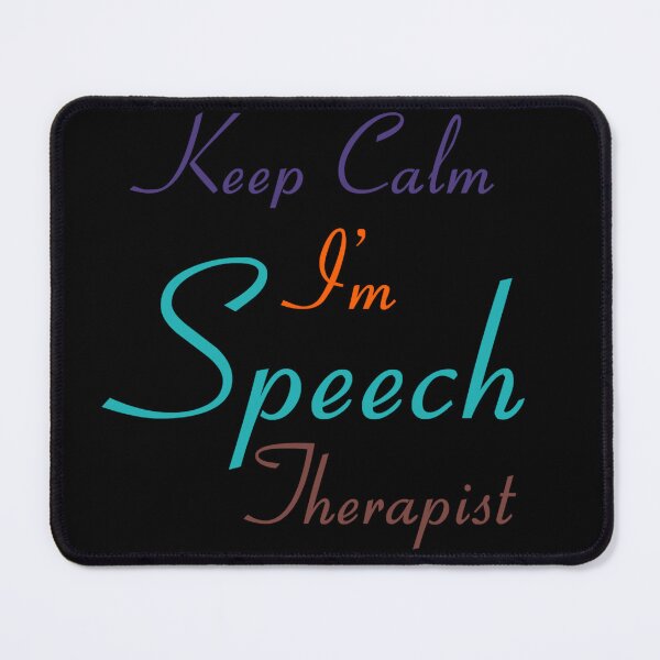 Item preview, Mantenga la calma Soy un terapeuta del habla designed and sold by UniqueDesignHub.
