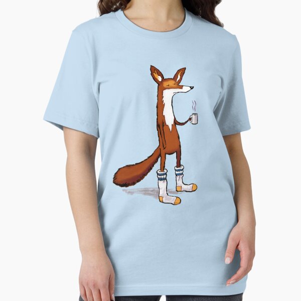 Item preview, Fox in Tube Socks - drinking coffee designed and sold by Ben Walker-Storey.