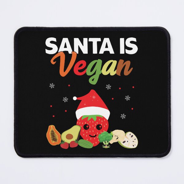 Item preview, Santa Is Vegan, Vegan Live, Merry Christmas Vegans and Vegatarians designed and sold by Shirtflyer.