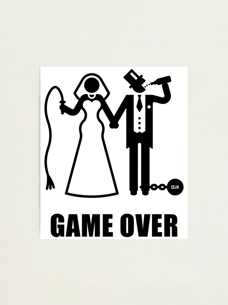Marriage Game Over, Marriage, bride, event, game over, gameover, groom,  iCreate, HD phone wallpaper