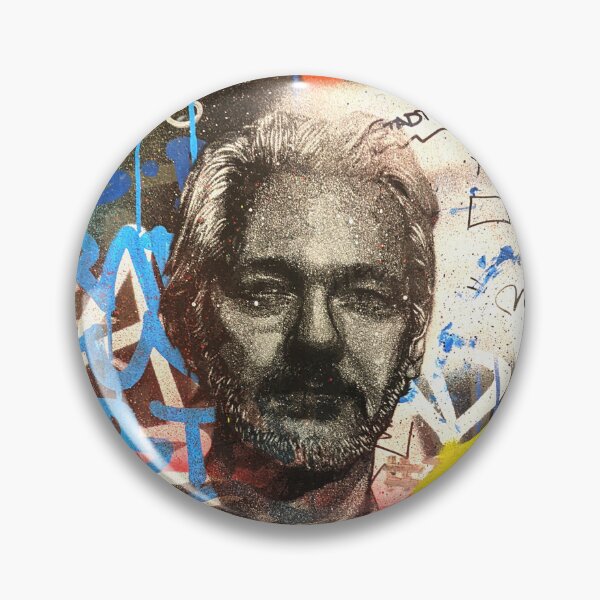 Item preview, Julian Assange Graffiti Pop Art designed and sold by WE-ARE-BANKSY.