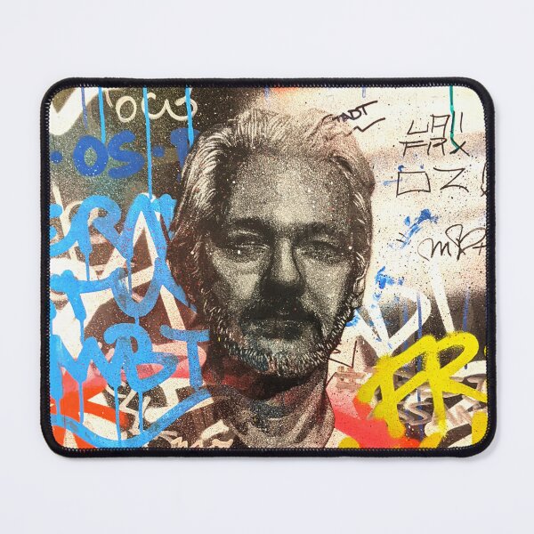 Item preview, Julian Assange Graffiti Pop Art designed and sold by WE-ARE-BANKSY.