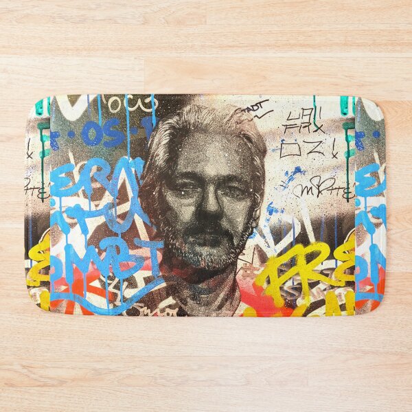 Item preview, Julian Assange Graffiti Pop Art designed and sold by WE-ARE-BANKSY.