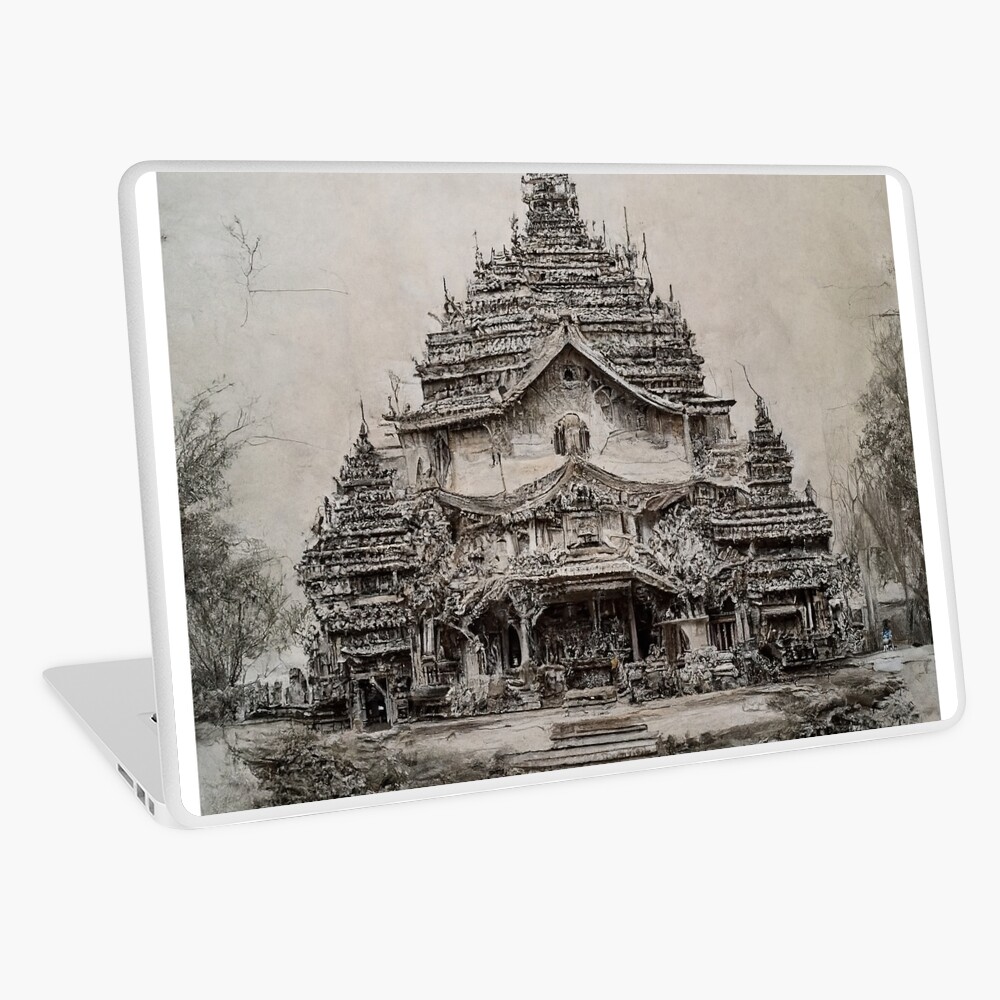 How to draw a Hindu Temple