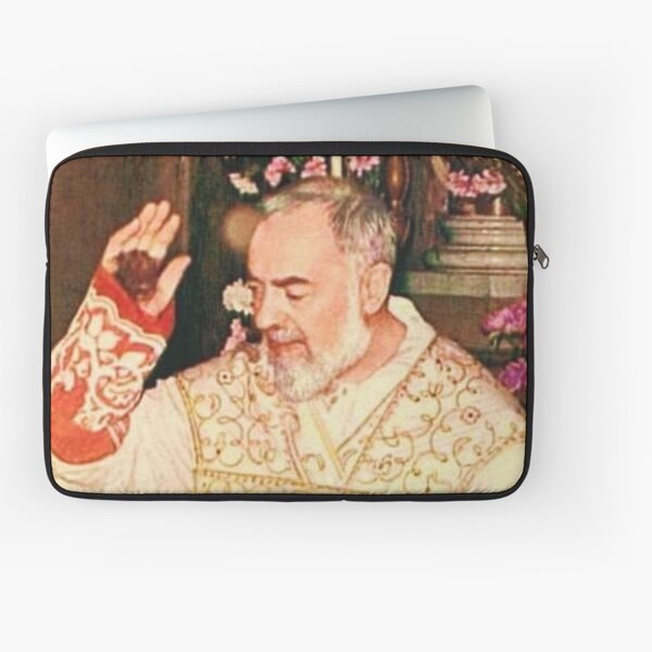 Saint Padre Pio Laptop Sleeve