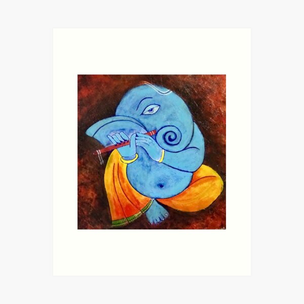 Lord Ganesha Art Prints for Sale | Redbubble