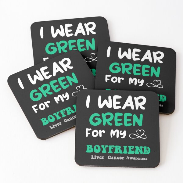 Item preview, I Wear Green For My Boyfriend Liver Cancer Awareness designed and sold by uwart.