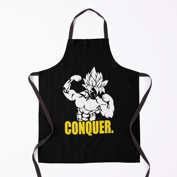 Item preview, CONQUER, Anime Gym Motivation - Dragon Ball - Super Saiyan designed and sold by veggieflex.
