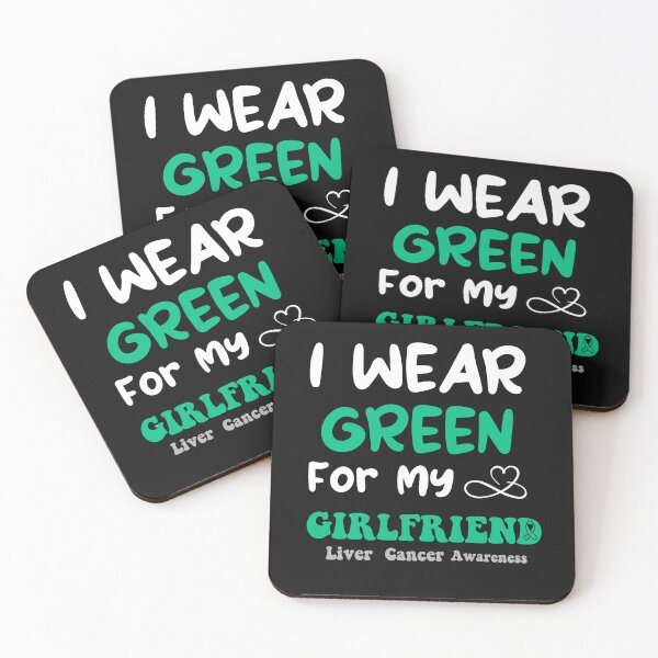 Item preview, I Wear Green For My Girlfriend Liver Cancer Awareness designed and sold by uwart.