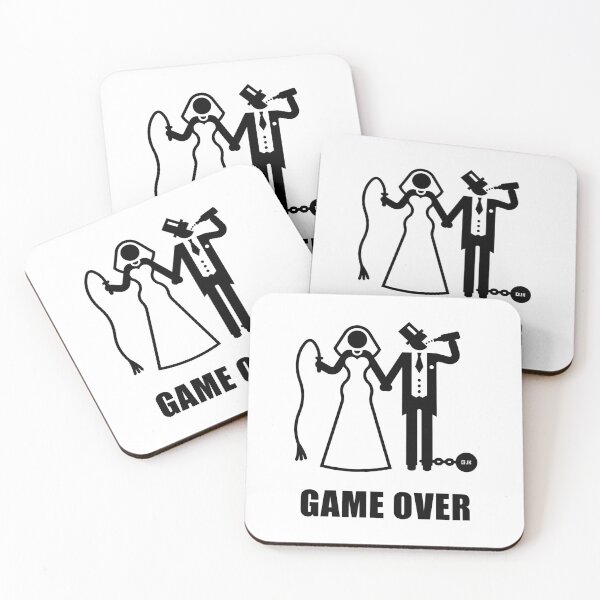 Item preview, Game Over (Whip / Beer / Newlyweds / Black) designed and sold by MrFaulbaum.