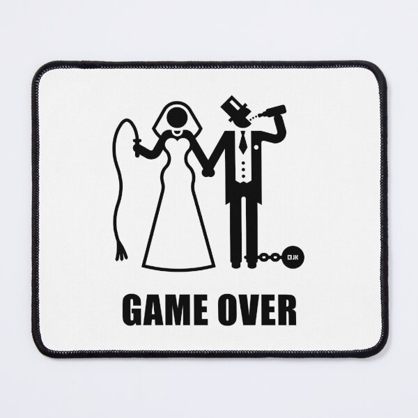 Item preview, Game Over (Whip / Beer / Newlyweds / Black) designed and sold by MrFaulbaum.