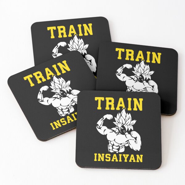 Item preview, Train Insaiyan, Anime Gym Motivation - Dragon Ball - Super Saiyan designed and sold by veggieflex.
