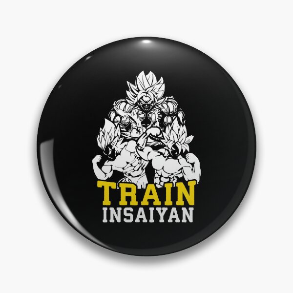 Item preview, Train Insaiyan, Anime Gym Motivation - Dragon Ball - Super Saiyan designed and sold by veggieflex.