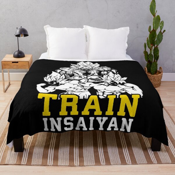 Item preview, Train Insaiyan, Anime Gym Motivation - Dragon Ball - Super Saiyan designed and sold by veggieflex.