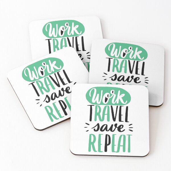 Item preview, work travel save repeat designed and sold by younessalmi.