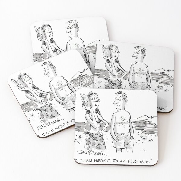 Item preview, Dirty Beach Cartoon designed and sold by IanBakerToons.