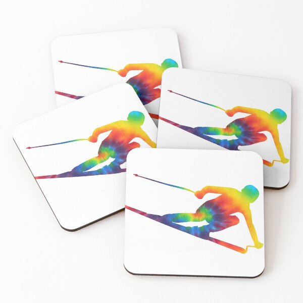 Item preview, Tie-Dye Ski Racer Icon designed and sold by sendithomie.