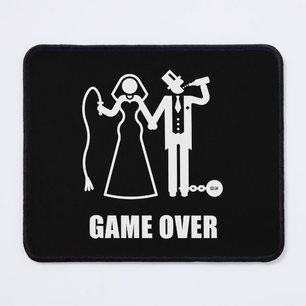 Item preview, Game Over (Whip / Beer / Newlyweds / White) designed and sold by MrFaulbaum.