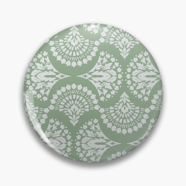 Item preview, Sage Green Aesthetics Ornate Boho Pattern designed and sold by meggydesigns.