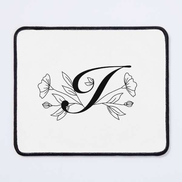 Item preview, Cursive Floral Letter I  designed and sold by Lauren Kenney.