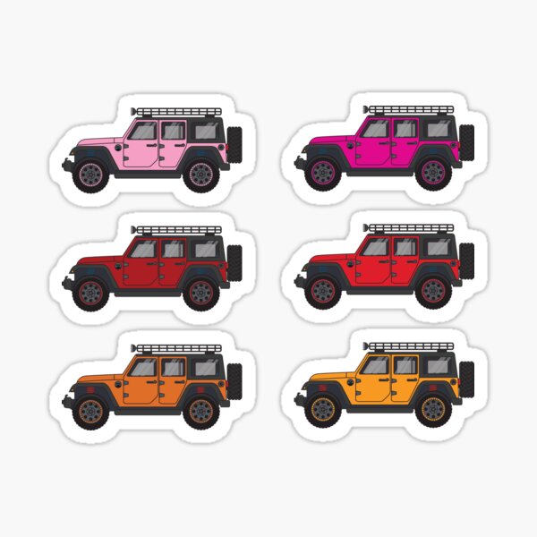 Orange Jeep Gifts Merchandise Redbubble