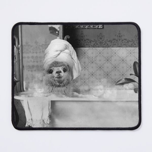 Item preview, Llama taking a bath designed and sold by IEVA IEFAE.