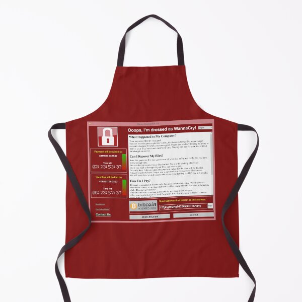 Item preview, WannaCry Ransomware Cybersecurity Fancy Dress designed and sold by Nerd Shizzle.