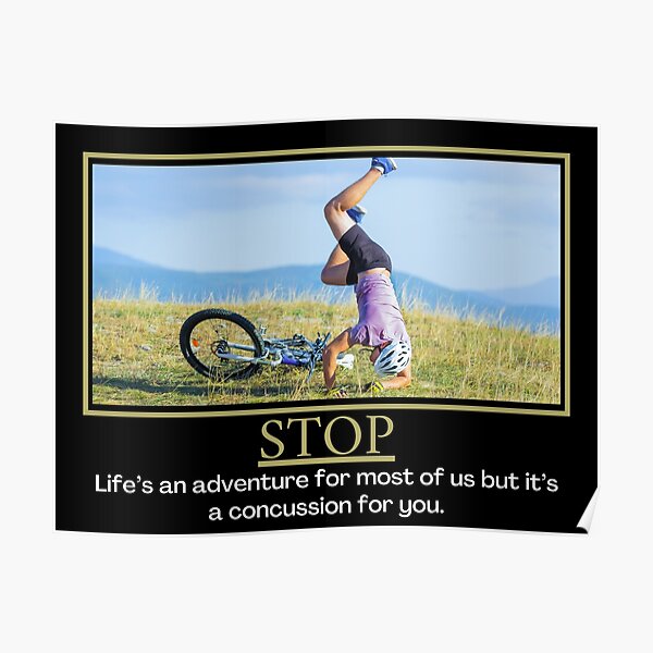 Stop Demotivational Poster Poster For Sale By Designsbydaddy Redbubble 9934