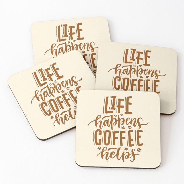 Item preview, Life Happens Coffee Helps International Coffee Day 2022 Coffee quotes designed and sold by Colors nature.