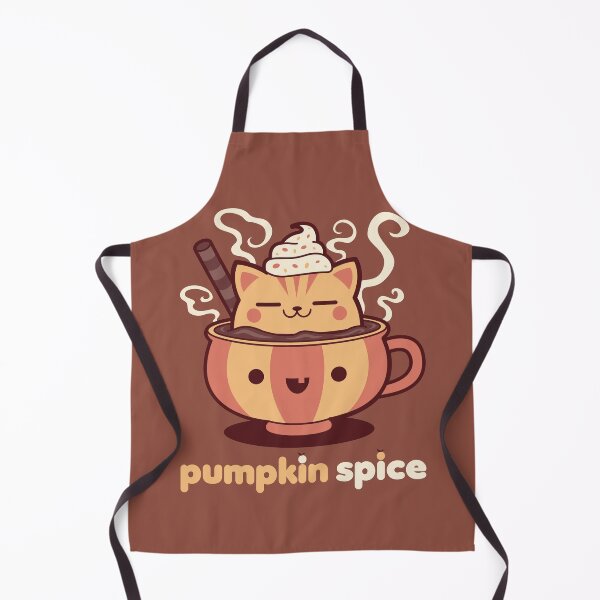 Item preview, Pumpkin Spice Kawaii Kitty designed and sold by Kappacino Creations.