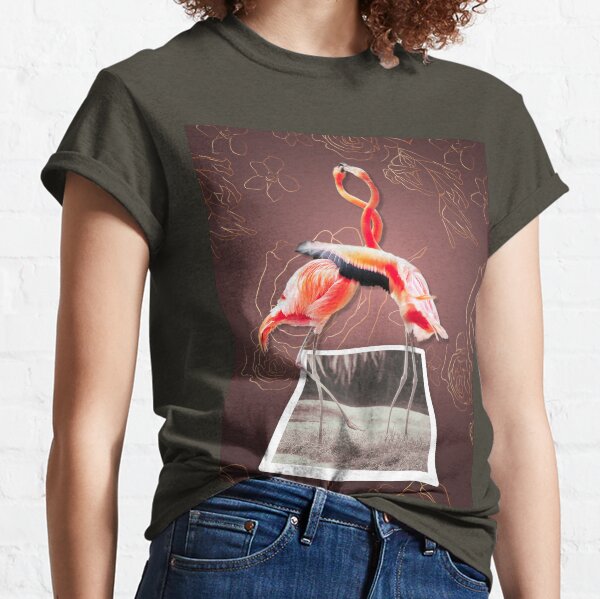 Flamingos in love Classic T-Shirt