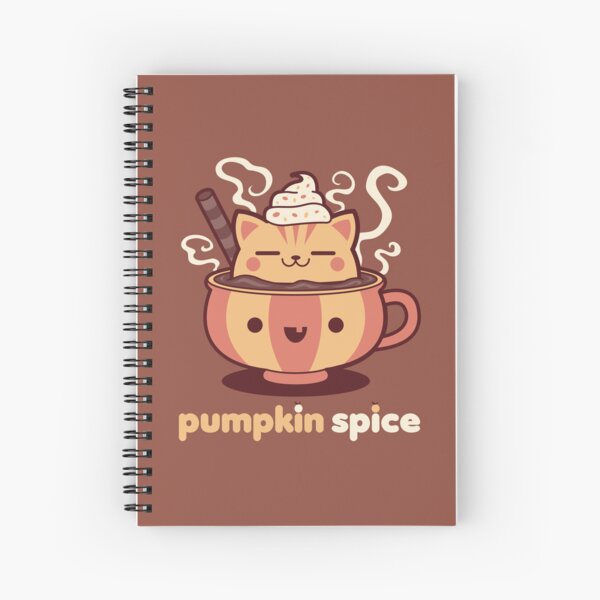 Item preview, Pumpkin Spice Kawaii Kitty designed and sold by Kappacino Creations.
