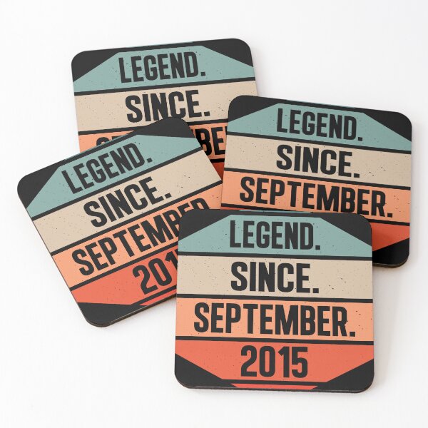 Item preview, Legend Since September 2015 shirt, 7 Years Old 7th Birthday designed and sold by TypoArtist.