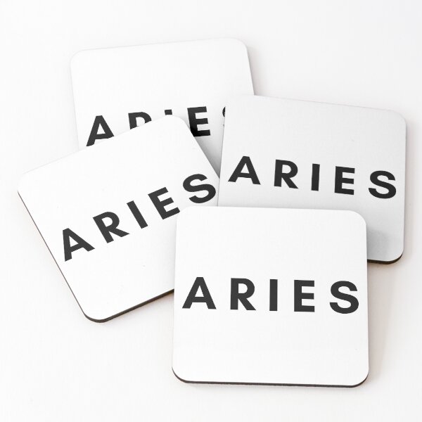 Item preview, ARIES ZODIAC SIGN TEXT ASTROLOGY designed and sold by faizaart.