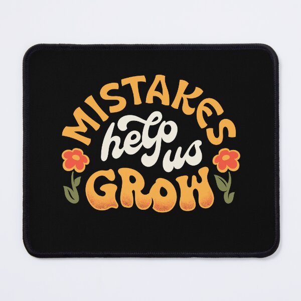 Item preview, Mistakes Help Us Grow - Positive Cute 70s Groovy Retro Teacher designed and sold by EKGifts.