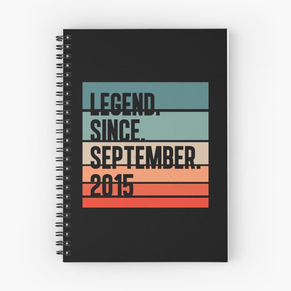 Item preview, Legend Since September 2015, 7th Birthday Retro 7 Years Old designed and sold by TypoArtist.