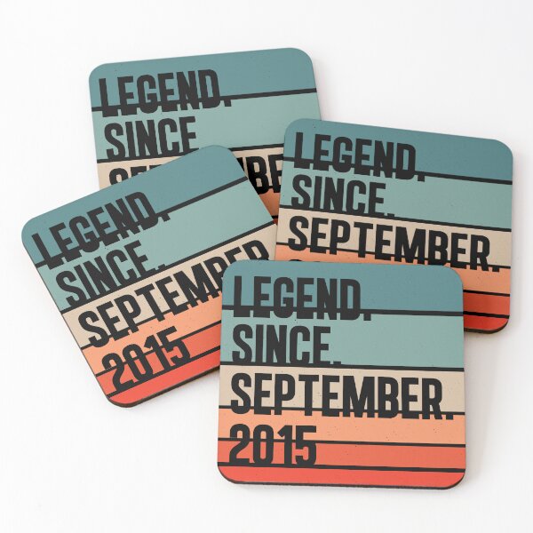 Item preview, Legend Since September 2015, 7th Birthday Retro 7 Years Old designed and sold by TypoArtist.